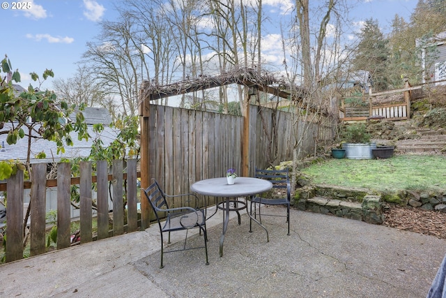 view of patio / terrace