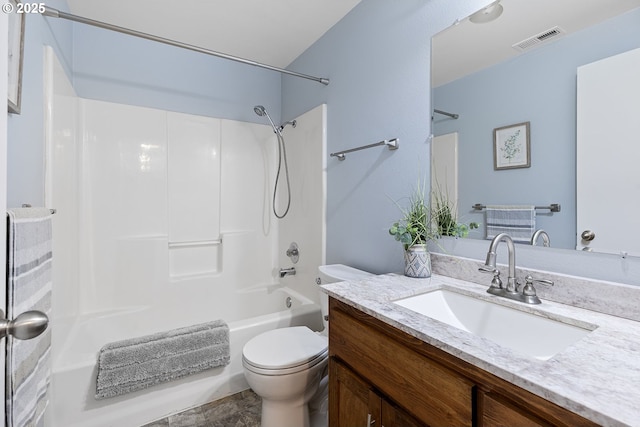 2111 NE 149th Ave, Vancouver, WA 98684 - bathroom featuring toilet, vanity, and  shower combination