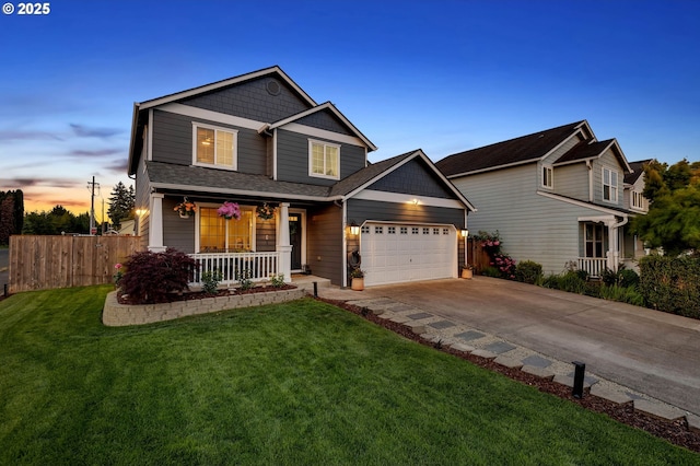 10417 NE 86th Ave, Vancouver, WA 98662 - craftsman-style home featuring a porch, concrete driveway, and an attached garage