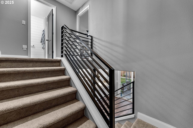 10417 NE 86th Ave, Vancouver, WA 98662 - staircase featuring baseboards