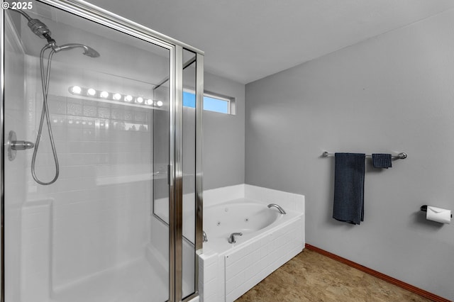 10417 NE 86th Ave, Vancouver, WA 98662 - bathroom with a stall shower and a jetted tub