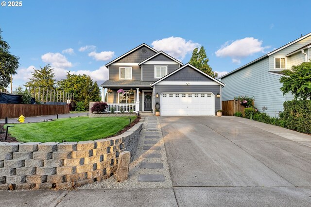 10417 NE 86th Ave, Vancouver, WA 98662 - craftsman-style house featuring a porch, an attached garage, and driveway