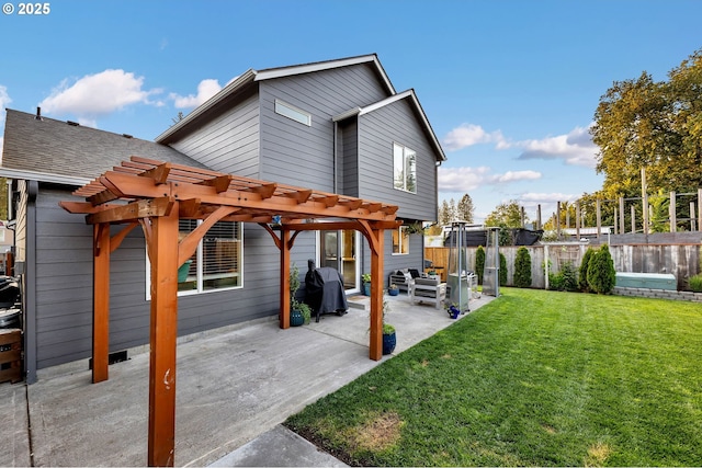 10417 NE 86th Ave, Vancouver, WA 98662 - back of property featuring a pergola and a patio area