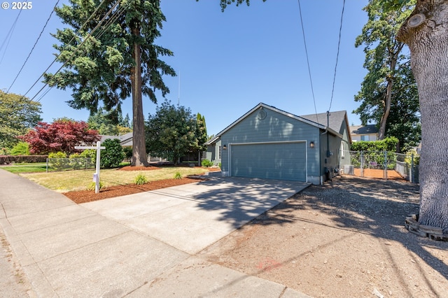 1185 Shady Ln, Keizer, OR 97303 - view of front facade with driveway and a garage