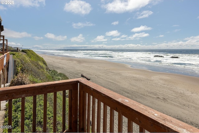 3929 NW Jetty Ave Unit 5, Lincoln City, OR 97367 - water view featuring nearby beach