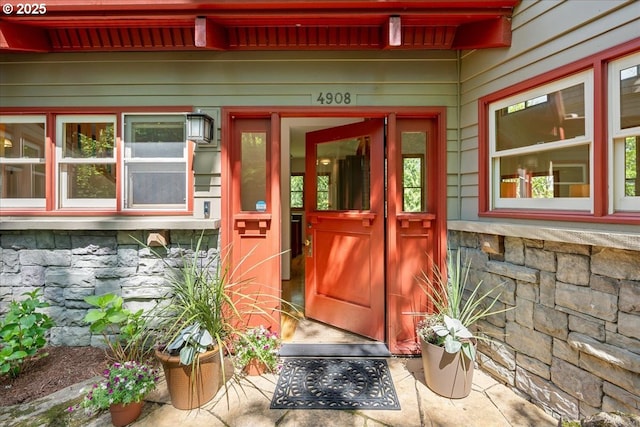 4908 SW Barnes Rd, Portland, OR 97221 - view of exterior entry featuring stone siding