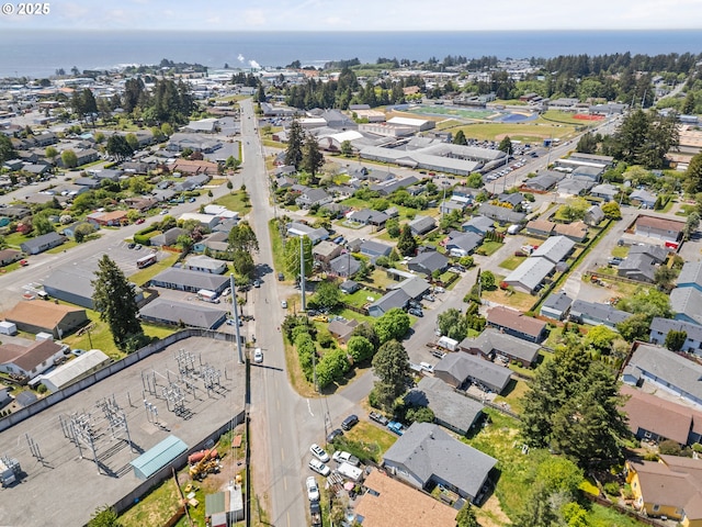 409 Pacific Ave, Brookings, OR 97415 - aerial view of property's location with a large body of water and nearby suburban area