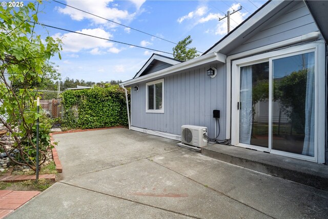 409 Pacific Ave, Brookings, OR 97415 - view of patio / terrace with a cooling unit and fence
