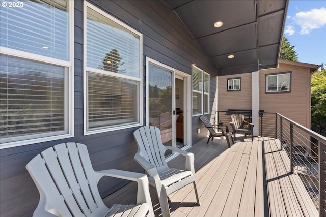 531 NW Vancouver Ave, Stevenson, WA 98648 - view of wooden deck