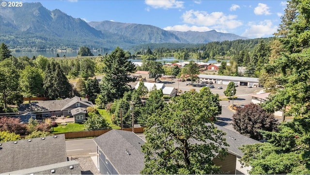 531 NW Vancouver Ave, Stevenson, WA 98648 - bird's eye view of a mountainous background and a forest