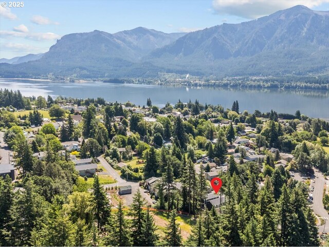 531 NW Vancouver Ave, Stevenson, WA 98648 - aerial view of a water and mountain view