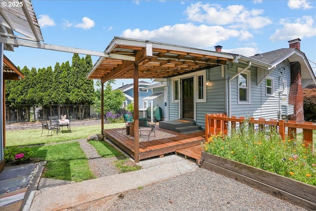 3615 NE 72nd Ave, Portland, OR 97213 - view of wooden deck