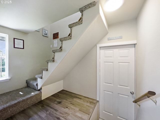 97994 W Benham Ln, Brookings, OR 97415 - staircase with wood finished floors