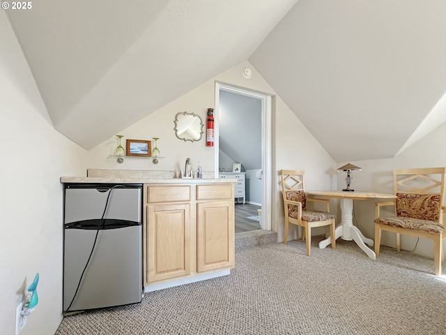 97994 W Benham Ln, Brookings, OR 97415 - bar featuring vaulted ceiling and light colored carpet