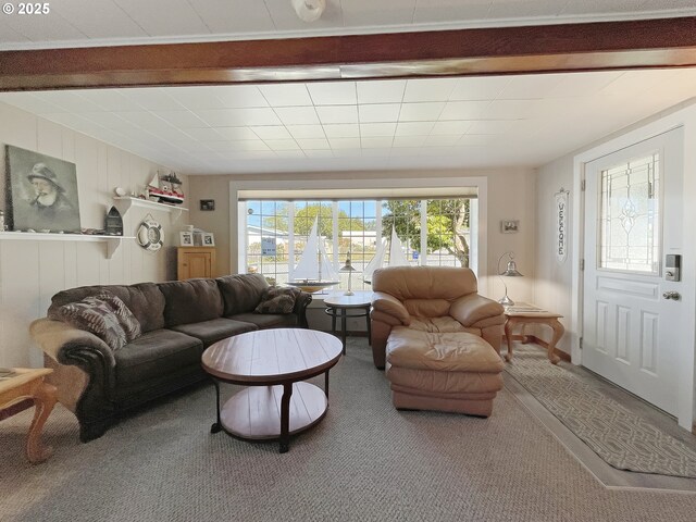 97994 W Benham Ln, Brookings, OR 97415 - living room with carpet flooring and plenty of natural light
