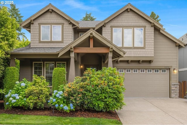 16500 NW Canton St, Portland, OR 97229 - craftsman house with a garage, driveway, and a shingled roof