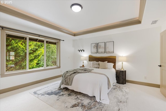 16500 NW Canton St, Portland, OR 97229 - bedroom with carpet floors and a raised ceiling
