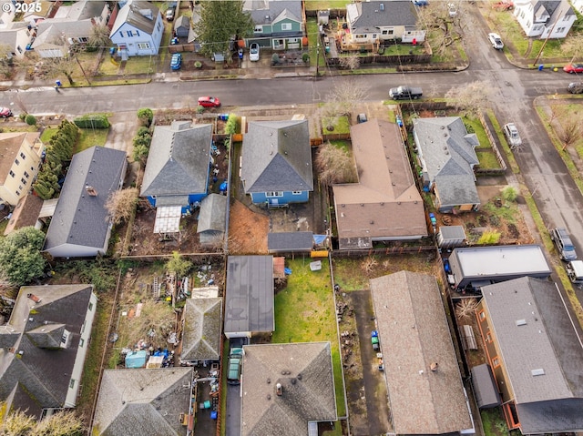 aerial perspective of suburban area