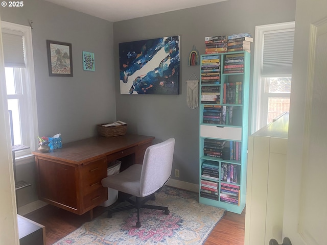 3802 C St, Washougal, WA 98671 - office featuring healthy amount of natural light and wood finished floors