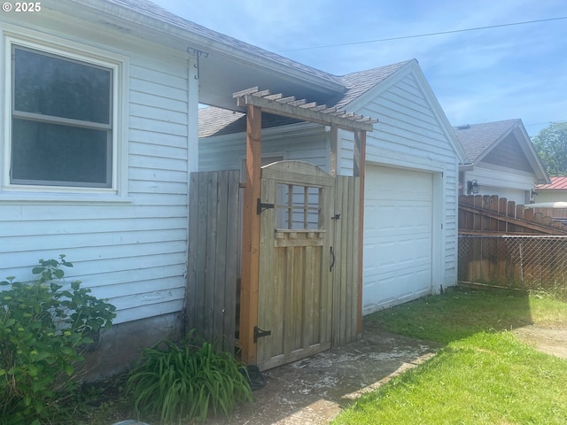 3802 C St, Washougal, WA 98671 - view of detached garage