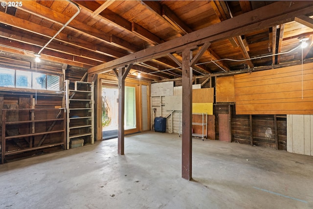 6736 N Haight Ave, Portland, OR 97217 - below grade area with healthy amount of natural light and a water pressure tank