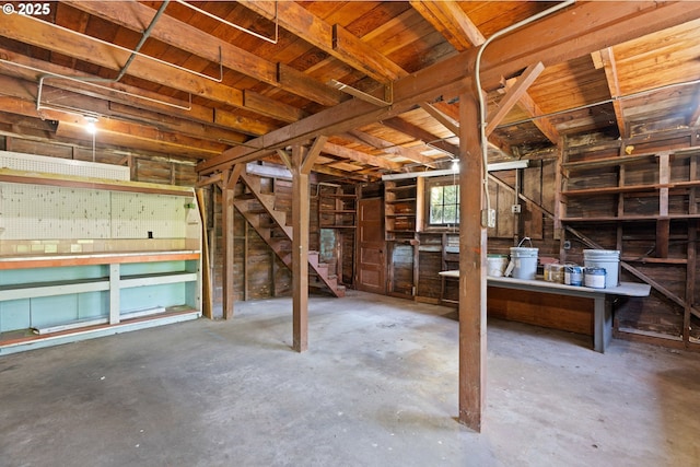 6736 N Haight Ave, Portland, OR 97217 - basement with stairs