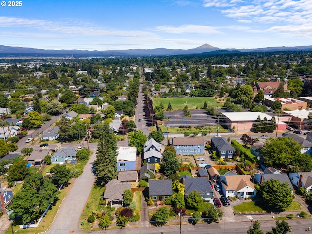6736 N Haight Ave, Portland, OR 97217 - aerial view of residential area with a mountainous background