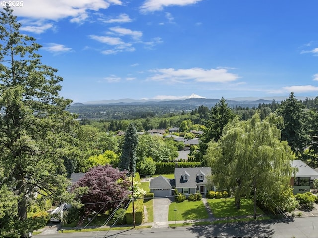 8100 SW 6th Ave, Portland, OR 97219 - aerial view of mountains