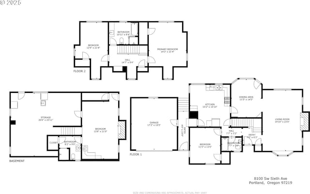 8100 SW 6th Ave, Portland, OR 97219 - property floor plan