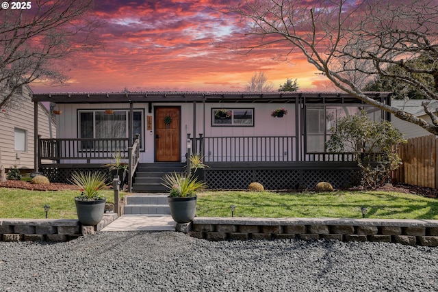 156 1st Ave, Coos Bay, OR 97420 - view of front of home with a porch