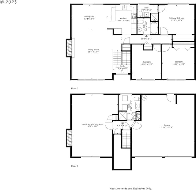 11995 SW 119th Ave, Portland, OR 97223 - view of property floor plan