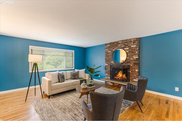 11995 SW 119th Ave, Portland, OR 97223 - living area with a fireplace and wood finished floors