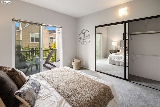 1710 S Harbor Way Unit C405, Portland, OR 97201 - carpeted bedroom featuring access to outside