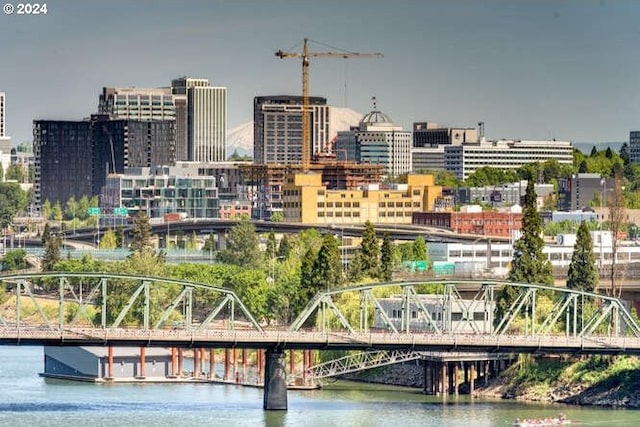 1710 S Harbor Way Unit C405, Portland, OR 97201 - city view with a notable bridge and a large body of water
