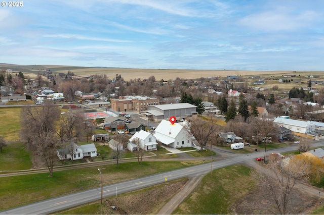 bird's eye view featuring a residential view