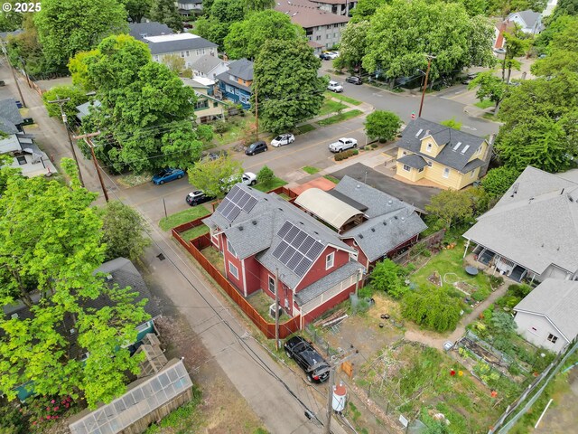 bird's eye view featuring a residential view