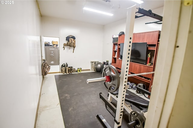 view of exercise room