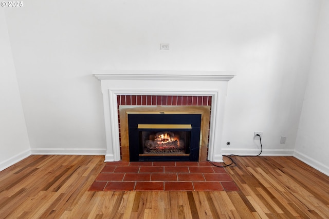 room details with wood-type flooring