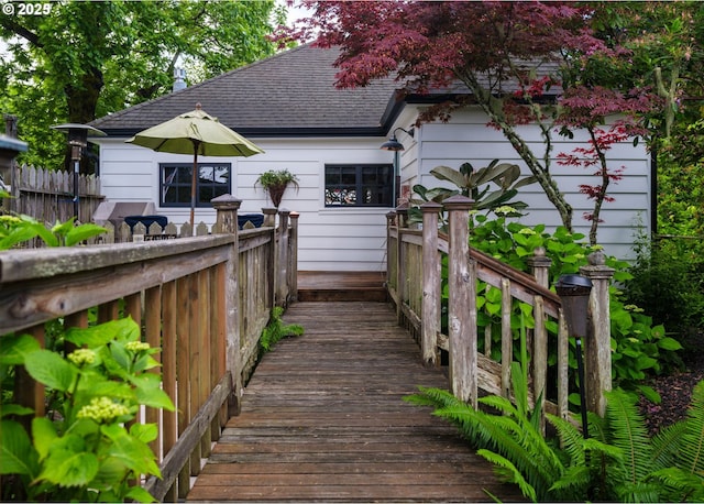762 G St, Gearhart, OR 97138 - view of wooden terrace