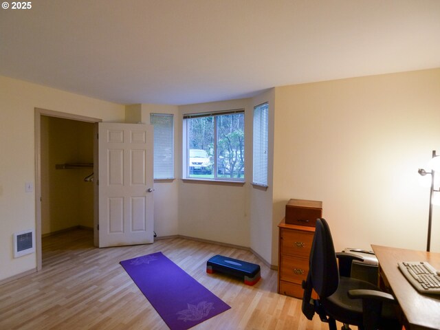 5142 SW Multnomah Blvd Unit A, Portland, OR 97219 - office with baseboards and light wood-style floors