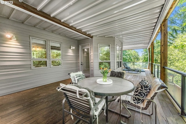 4055 NW Twilight Ter, Portland, OR 97229 - sunroom featuring outdoor dining area