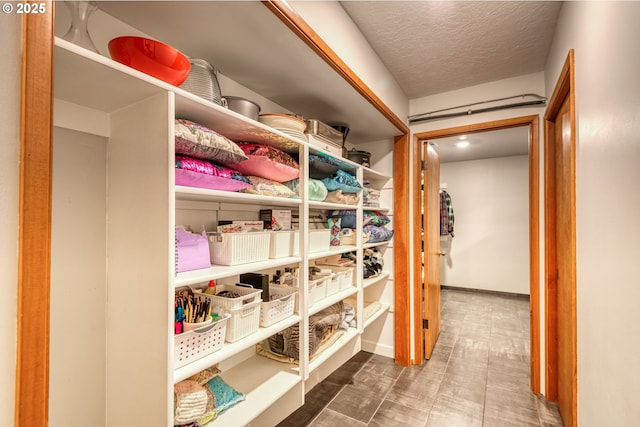 view of storage room