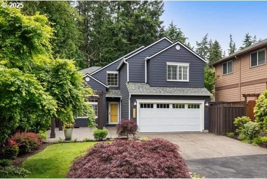 5364 Rosewood St, Lake Oswego, OR 97035 - traditional-style home with driveway and a garage