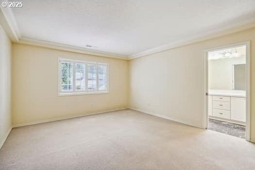5364 Rosewood St, Lake Oswego, OR 97035 - unfurnished room featuring crown molding and light carpet