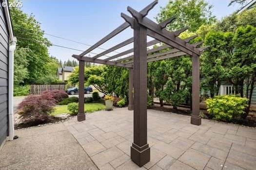 5364 Rosewood St, Lake Oswego, OR 97035 - view of patio with a pergola