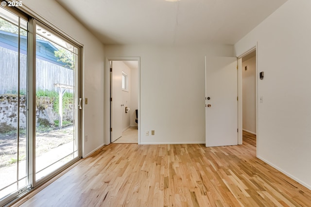 2220 Hayes St, Eugene, OR 97405 - spare room with light wood-style flooring and baseboards