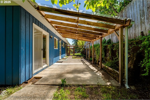2220 Hayes St, Eugene, OR 97405 - fenced backyard featuring a patio area