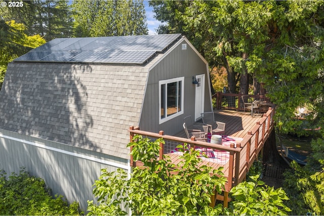 5339 SE Chase Rd, Gresham, OR 97080 - view of outbuilding with solar panels