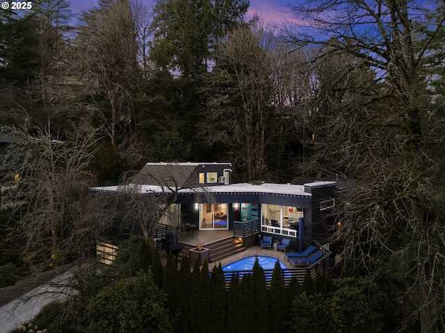 view of rear view of house