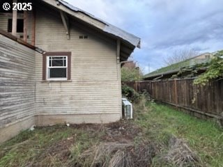 view of side of property